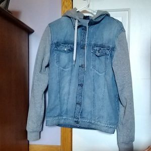 H&M Hooded Denim Jacket